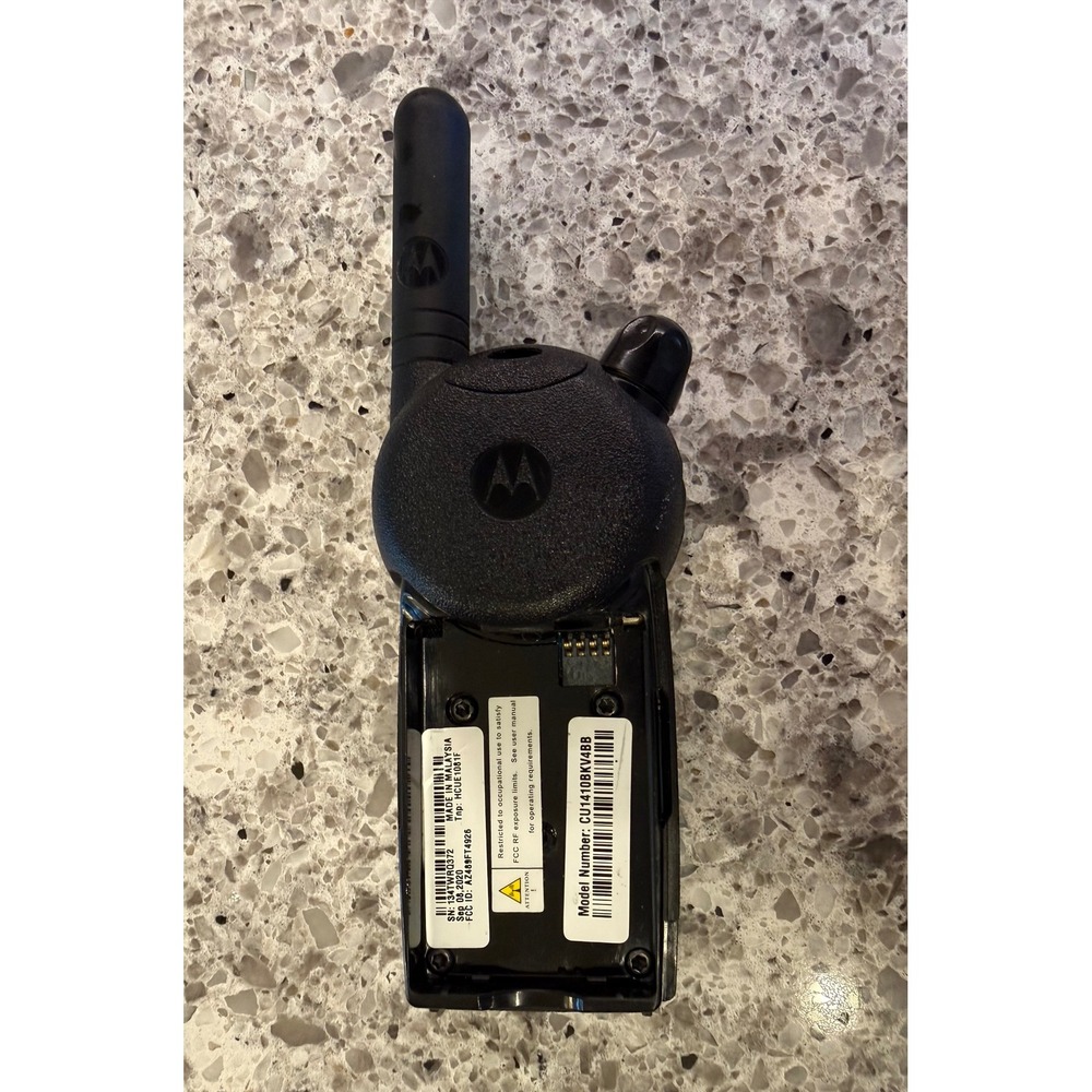 Motorola CLS 1410 2 Way Radio with Belt Clip and Rechargable Battery *untested* - Picture 6 of 8